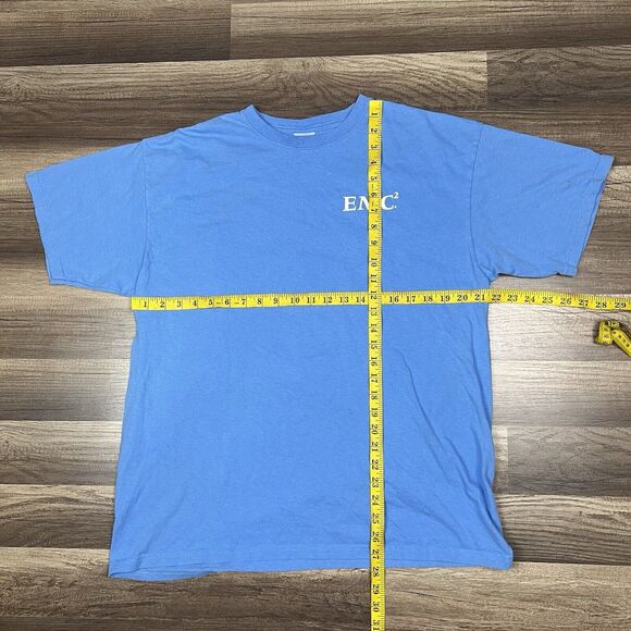 Vintage Y2k EMC² Cloud Meets Big Data T-Shirt Mens XL Crypto Tech Bro Ironic 00s - Picture 3 of 9